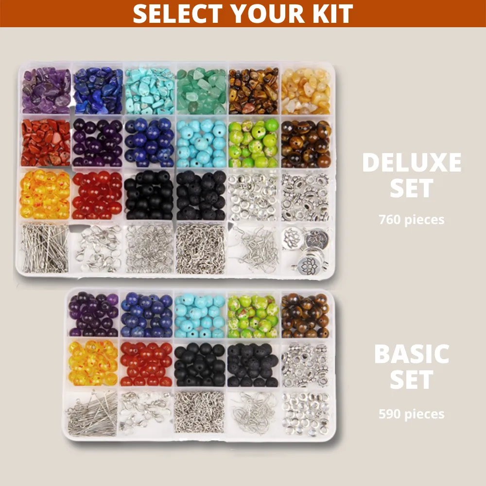 Healing Stone Craft Kit to Create Your Own Jewelries