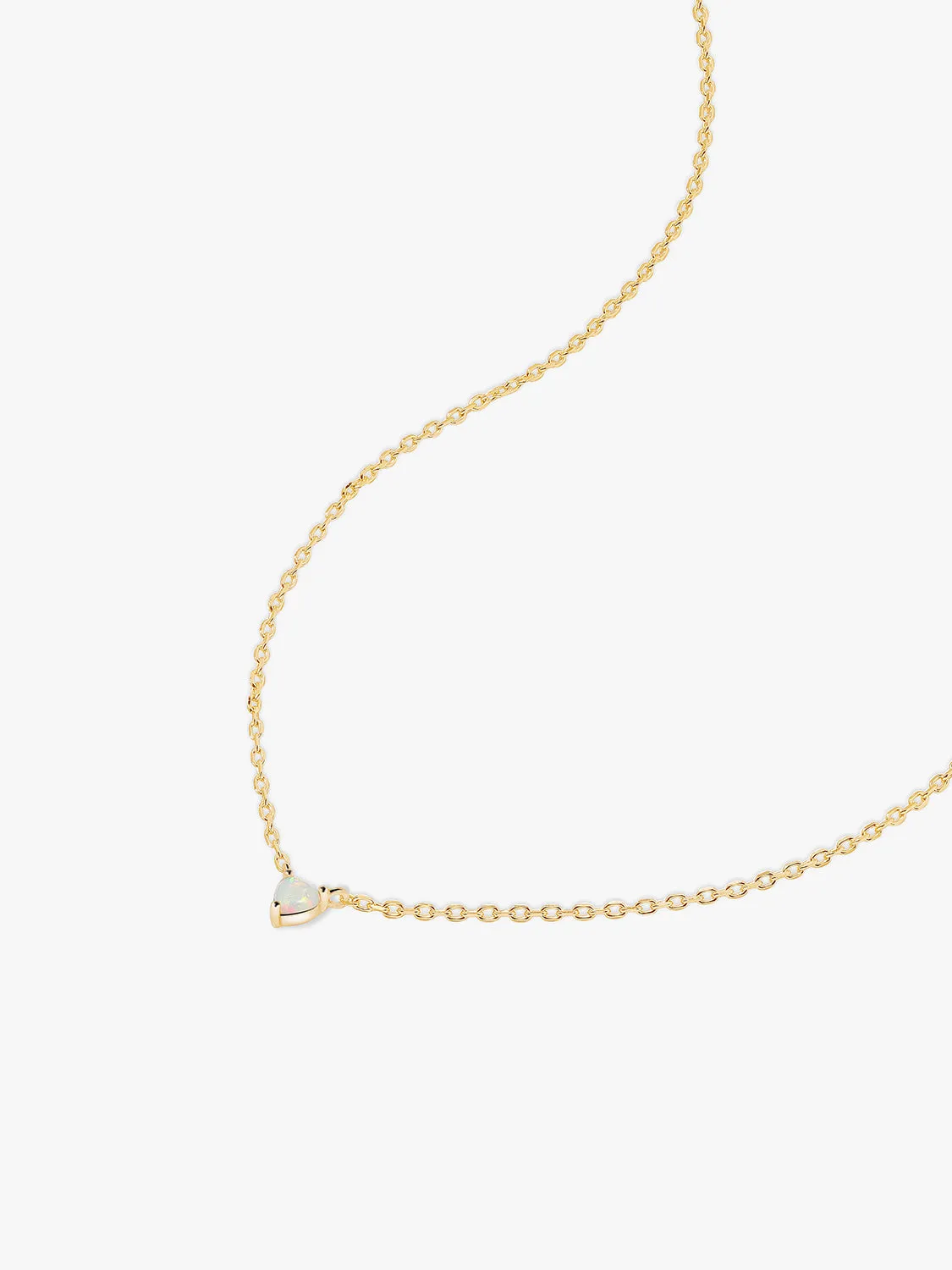 Heart Opal Necklace
