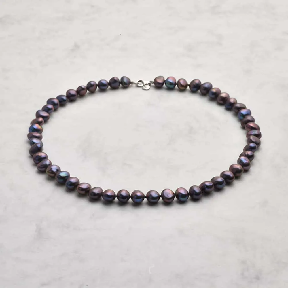 Jersey Pearl 18" Peacock Signature Baroque Pearl Necklace 1705133
