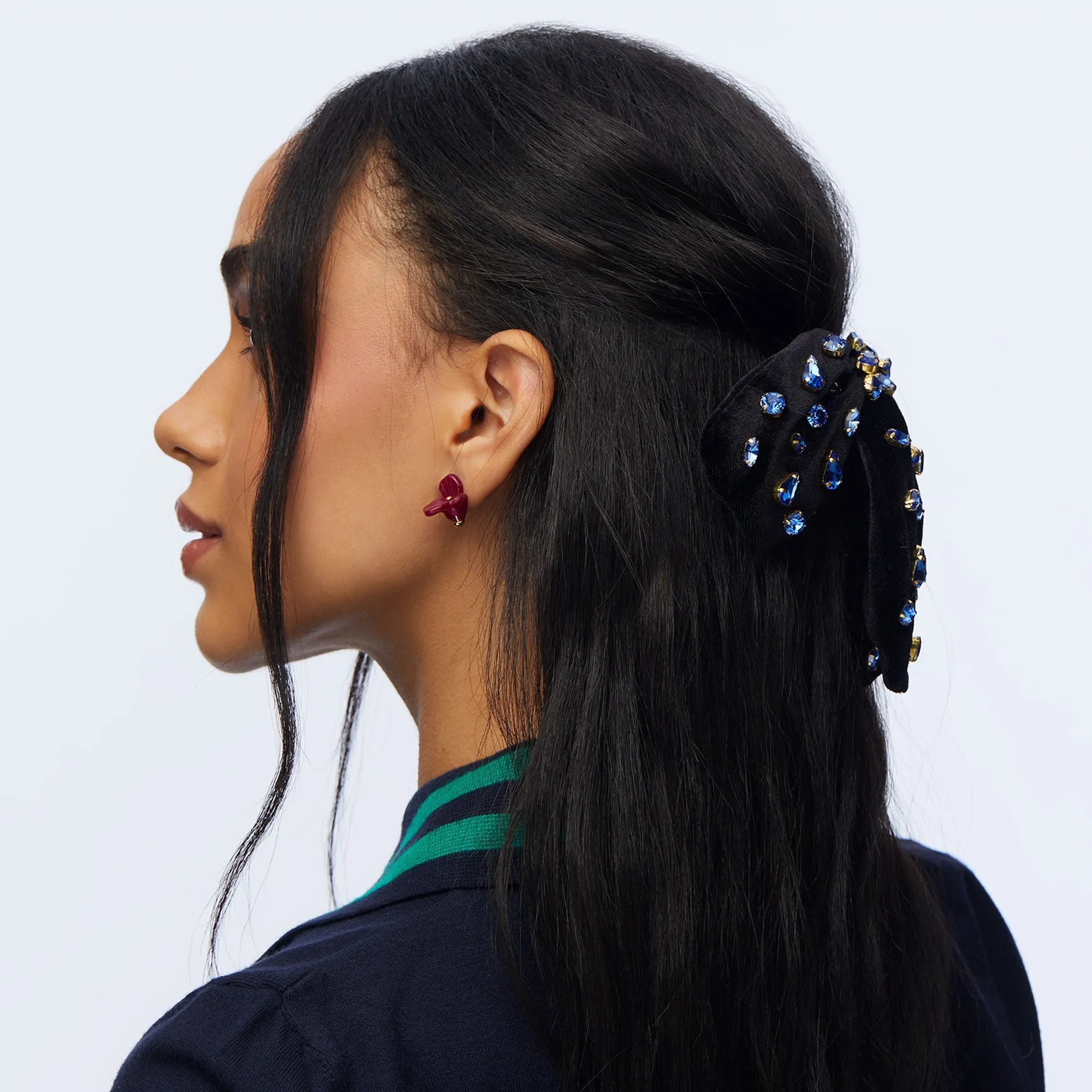 JET CANDY OVERSIZED BOW BARRETTE