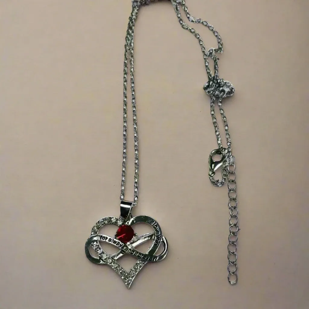 July Birthstone Ruby Necklace
