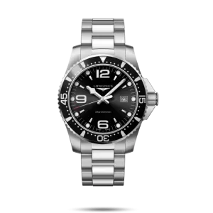 Longines Hydroconquest Watch Black Dial 44mm Quartz
