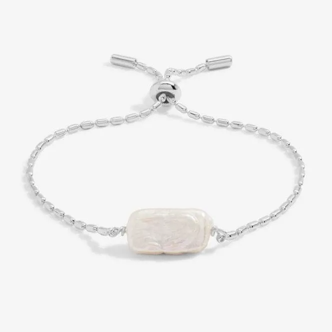 Lumi Pearl Silver 25.5cm Bracelet 6199