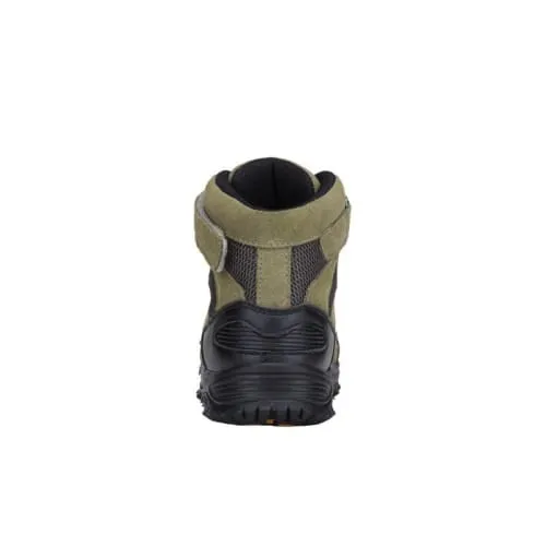 Mt. Emey 3305-7H Green/Black - Earth Kids/Ladies Straight Last Athletic Boots with Elastic Laces