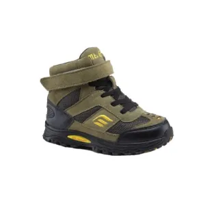 Mt. Emey 3305-7H Green/Black - Earth Kids/Ladies Straight Last Athletic Boots with Elastic Laces