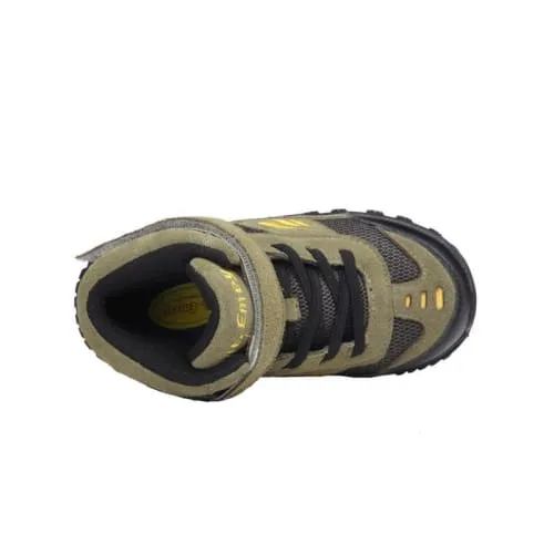 Mt. Emey 3305-7H Green/Black - Earth Kids/Ladies Straight Last Athletic Boots with Elastic Laces