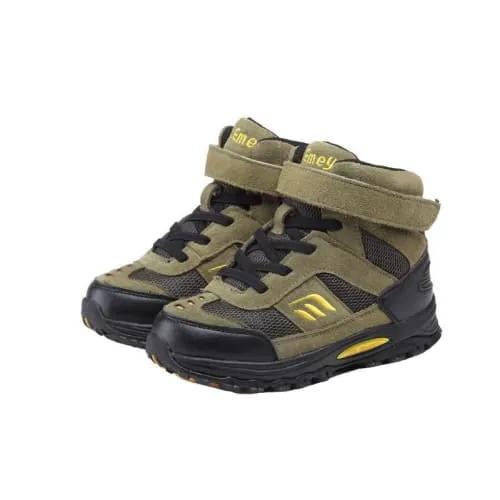 Mt. Emey 3305-7H Green/Black - Earth Kids/Ladies Straight Last Athletic Boots with Elastic Laces