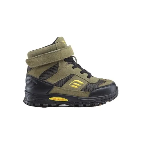 Mt. Emey 3305-7H Green/Black - Earth Kids/Ladies Straight Last Athletic Boots with Elastic Laces