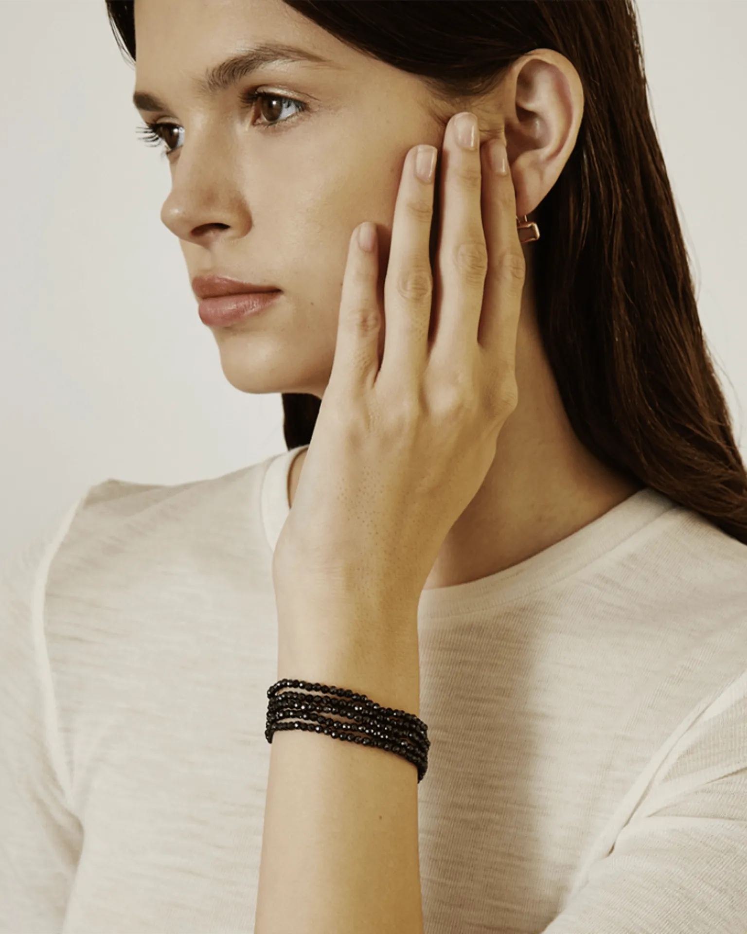 Naked Wrap Bracelet in Mystic Black w/ SS