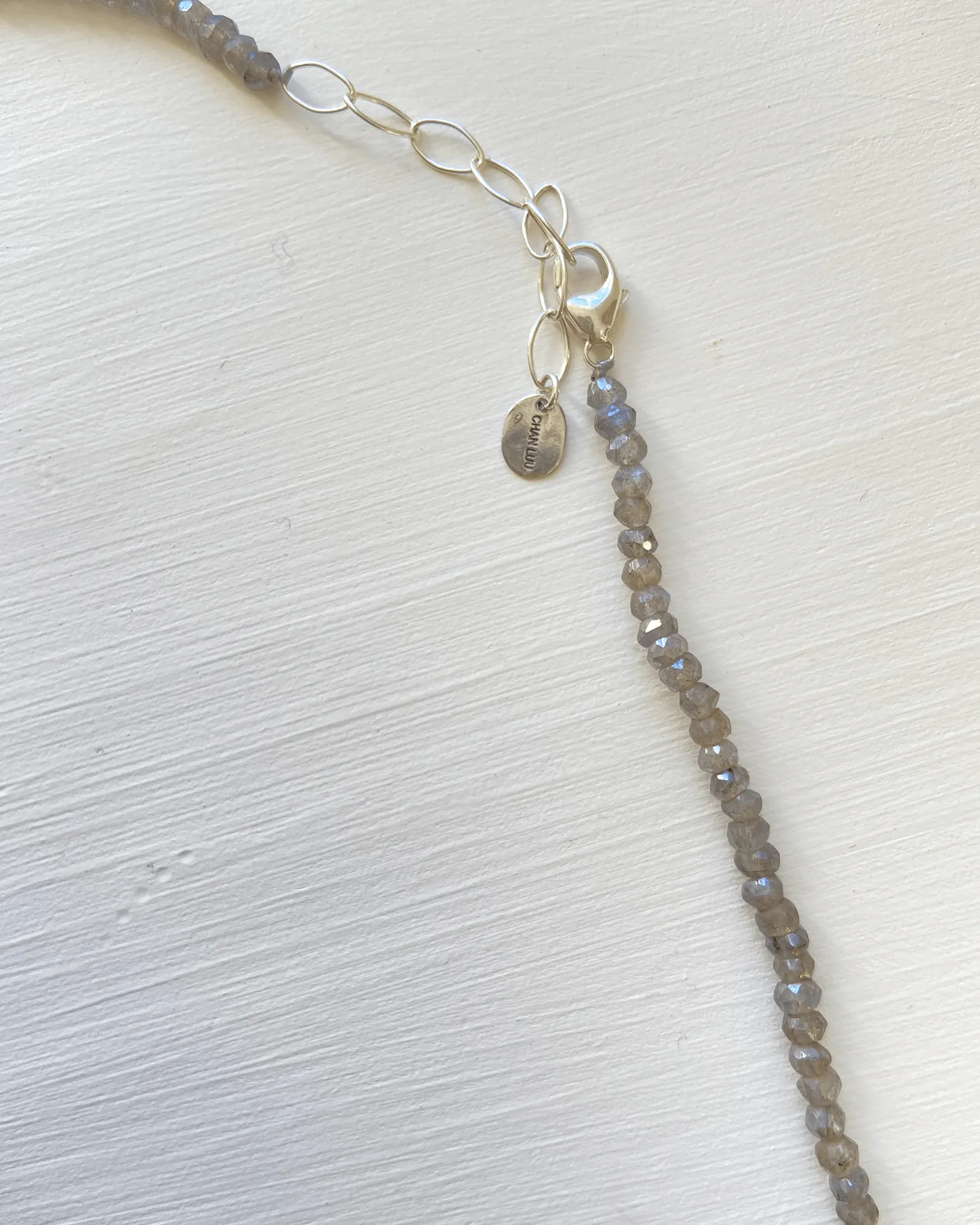 Naked Wrap Bracelet in Mystic Labradorite w/ SS