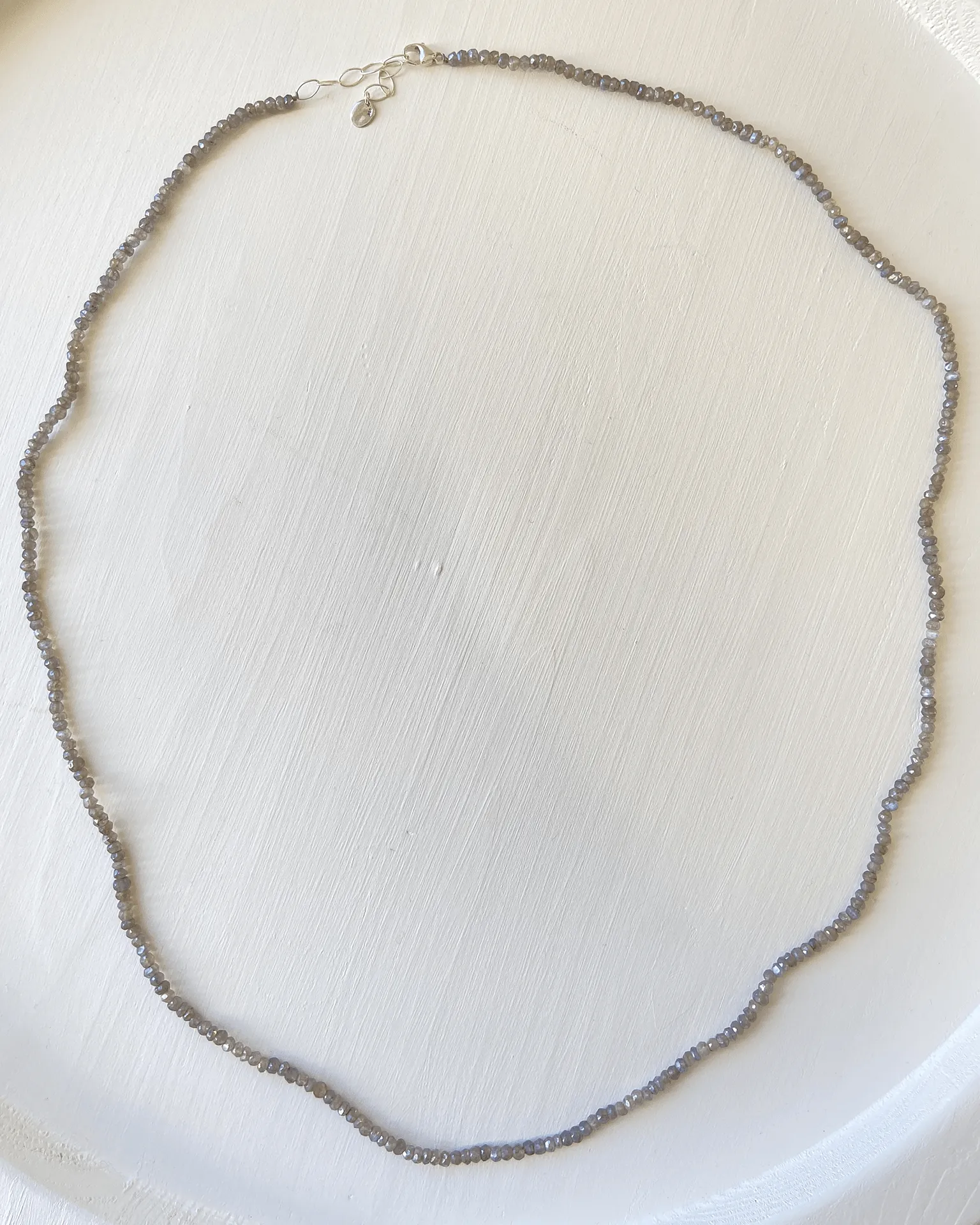 Naked Wrap Bracelet in Mystic Labradorite w/ SS