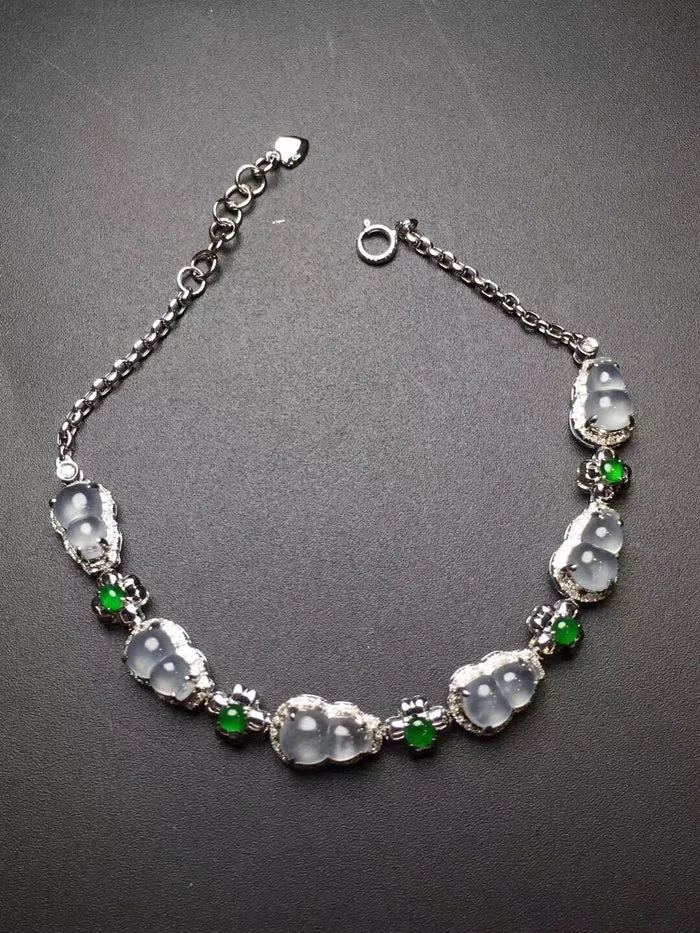 Natural Jade Bracelet Jadeite Bracelet NBT76