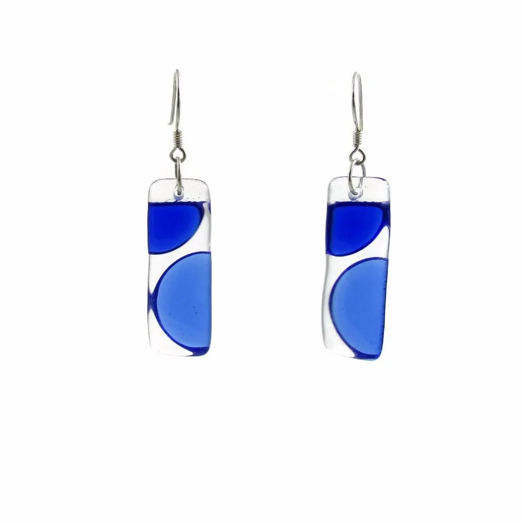 Onda Glass Earrings - Orange