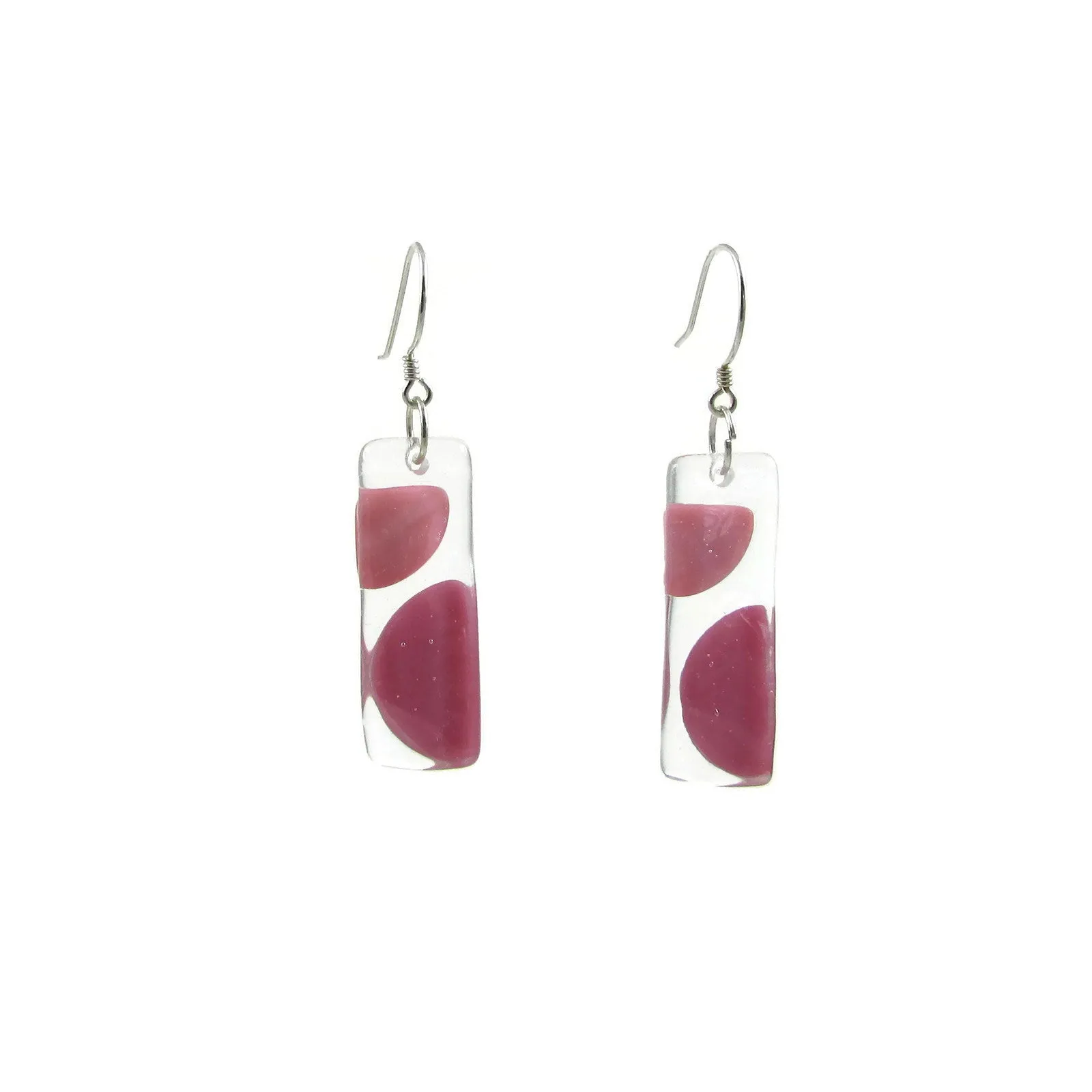Onda Glass Earrings - Orange