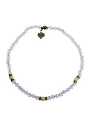 Opal and crystal necklace by Rosie Fox