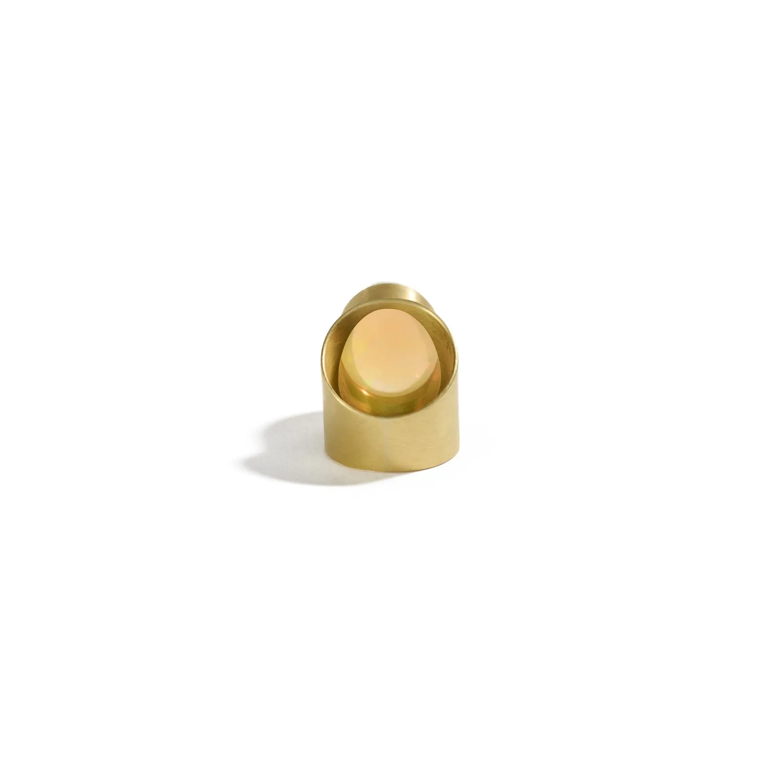 Opal Shield Shape Ring