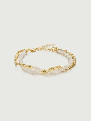 Pearl Nugget Beaded Bracelet