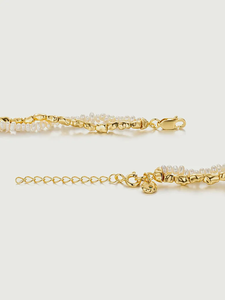 Pearl Nugget Beaded Bracelet