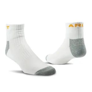 Quarter 1/4 Crew 3-Pack White