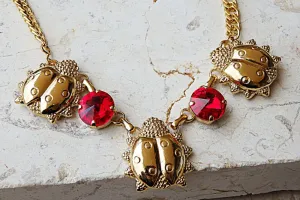 Red ruby necklace