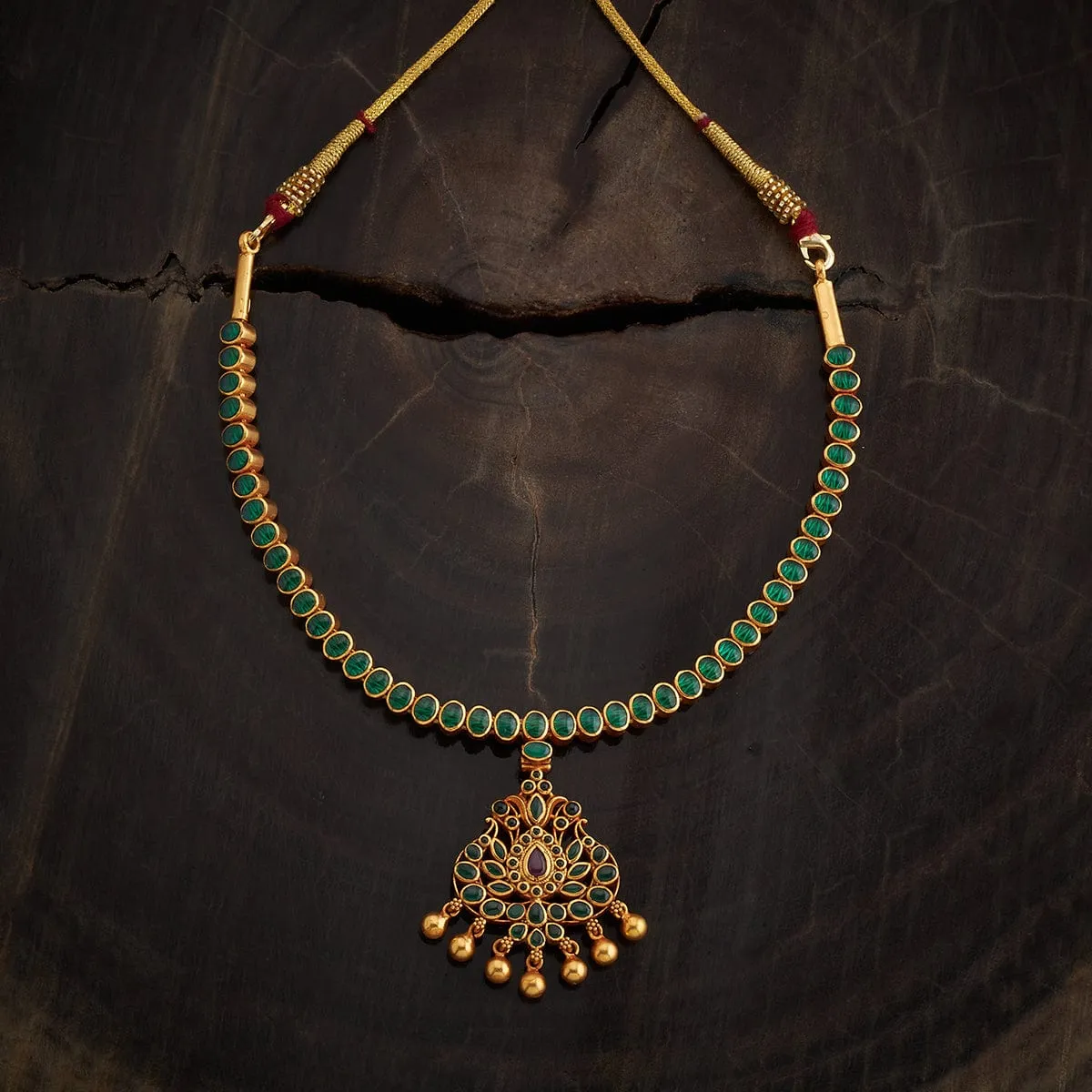 Reversible 92.5 Silver Temple Necklace 165735