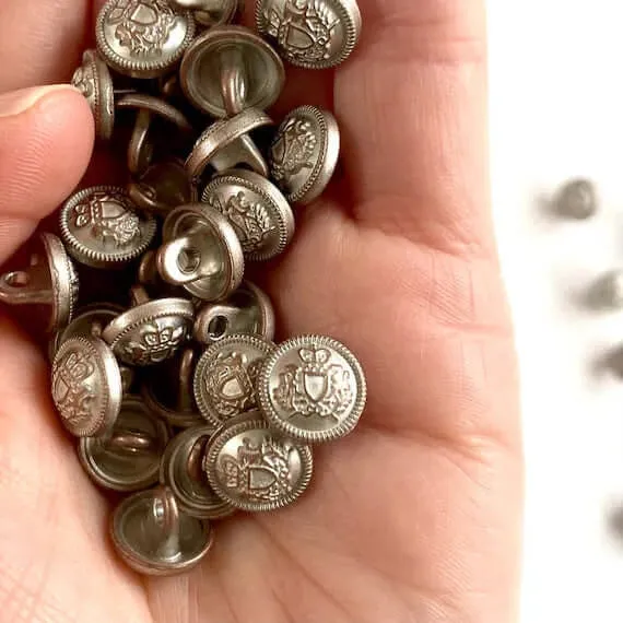 Royal Crown regal British shank buttons 10mm