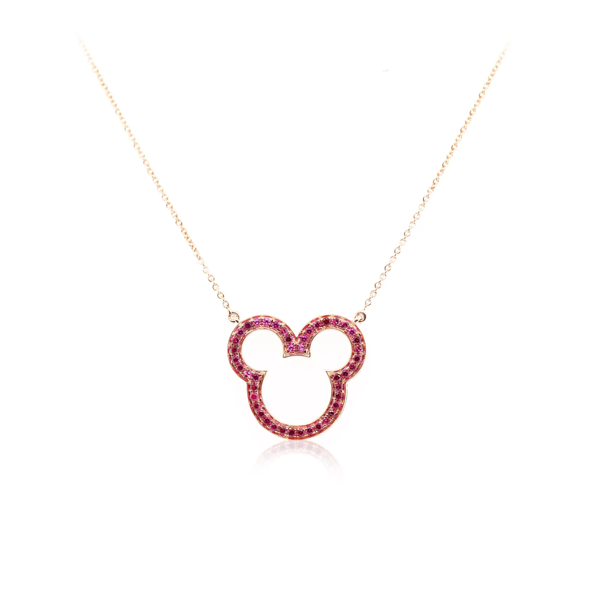 Ruby Bear Necklace