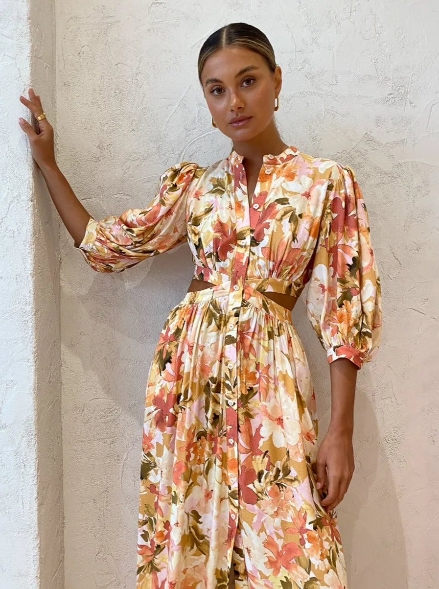 Significant Other Svana Dress in Watercolour Floral