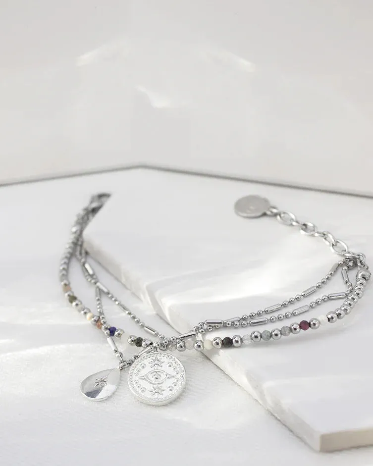 Silver Mati Bracelet