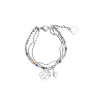 Silver Mati Bracelet