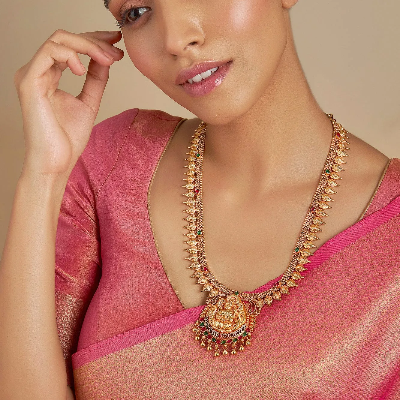 Silver Temple Necklace 163651