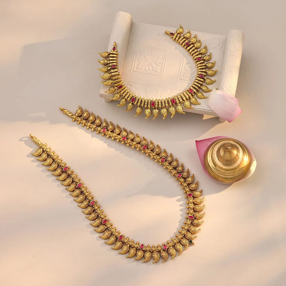 Silver Temple Necklace 165714