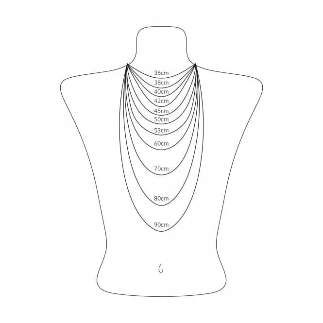 Silver Zirconia Black Snake Necklace KE2000-691-11-L50V