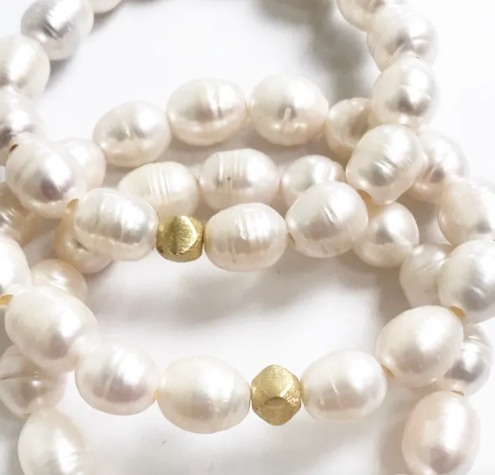 SoulPepper Bracelet Pearl Gold