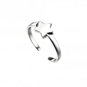 Sterling Silver Star Toe Ring R3740