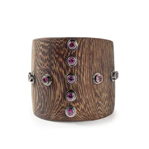 Sterope Rhodolite and Spinel Bangle