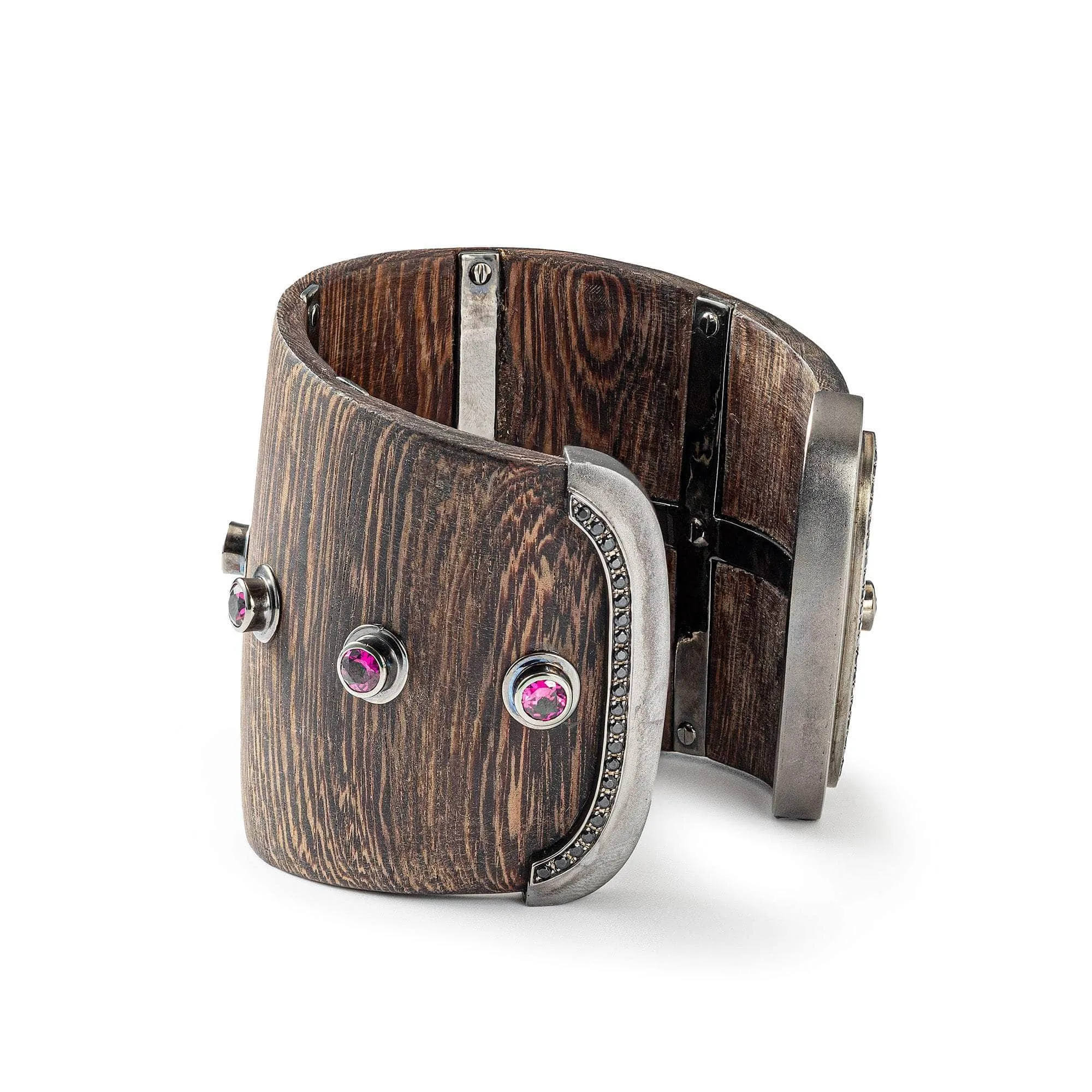 Sterope Rhodolite and Spinel Bangle