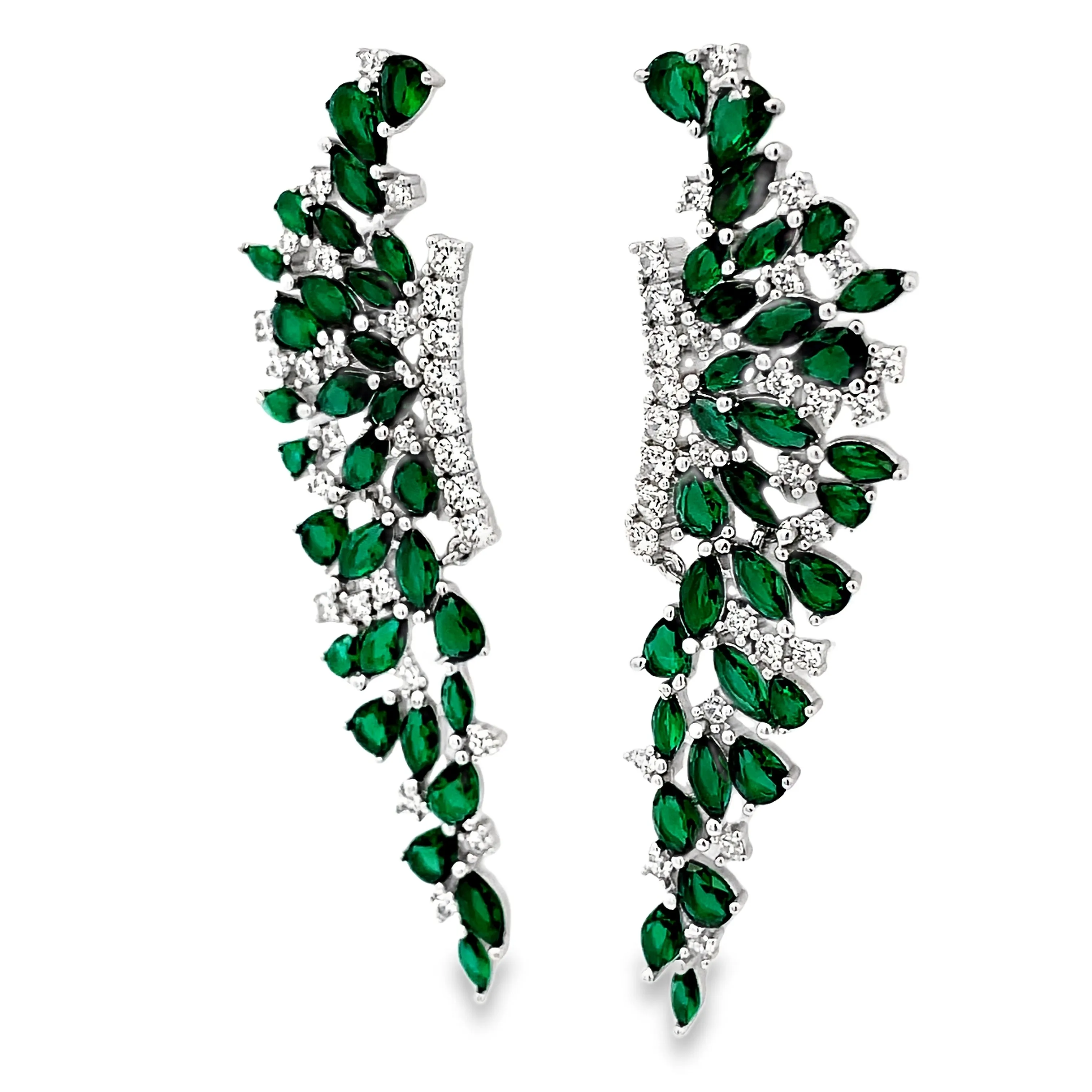Striking Emerald Earrings
