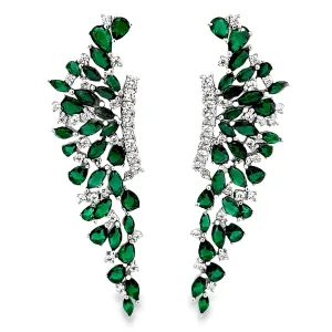 Striking Emerald Earrings