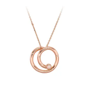 Swirl Charm Solid Opal Necklace / Pendant
