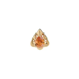 Tilum 14kt Yellow Gold Flaming Desire Threadless Top — Price Per 1