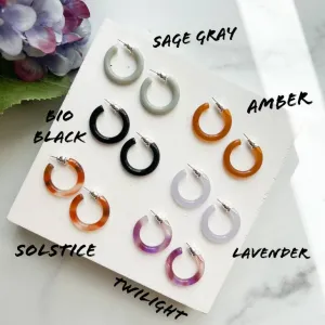 Ultra Mini Hoop in Amber