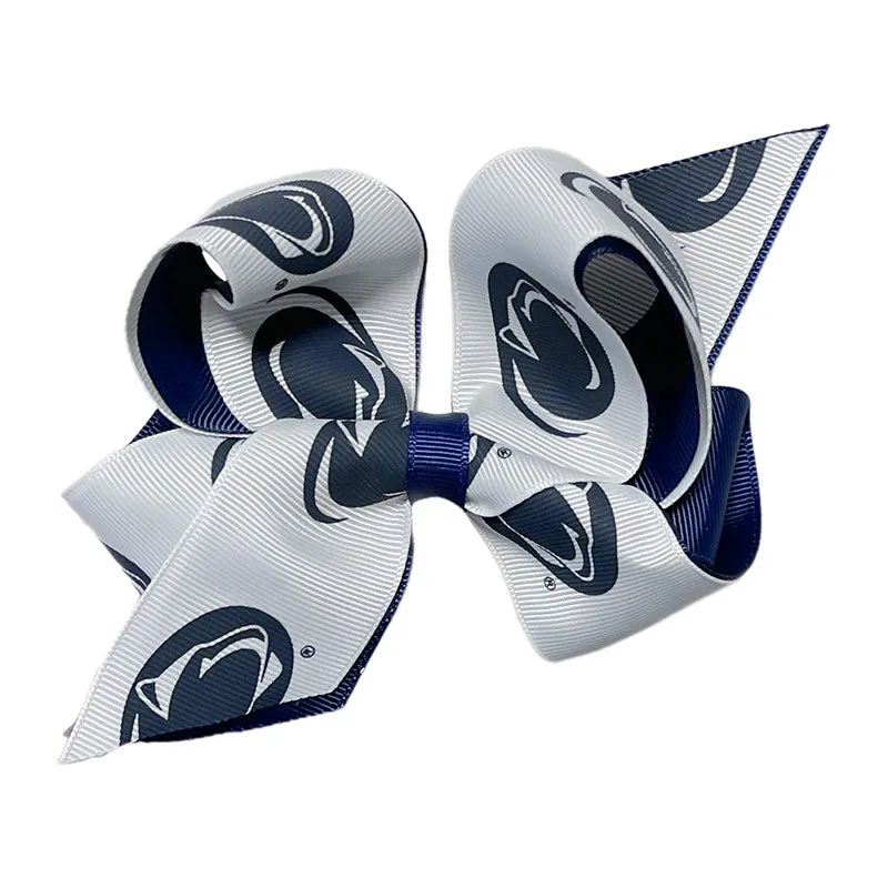 USA Two Toned Bow French Barrette