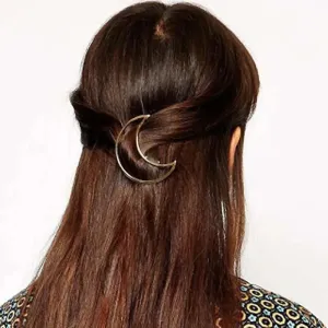 Witchy Crescent Moon Hair Clip